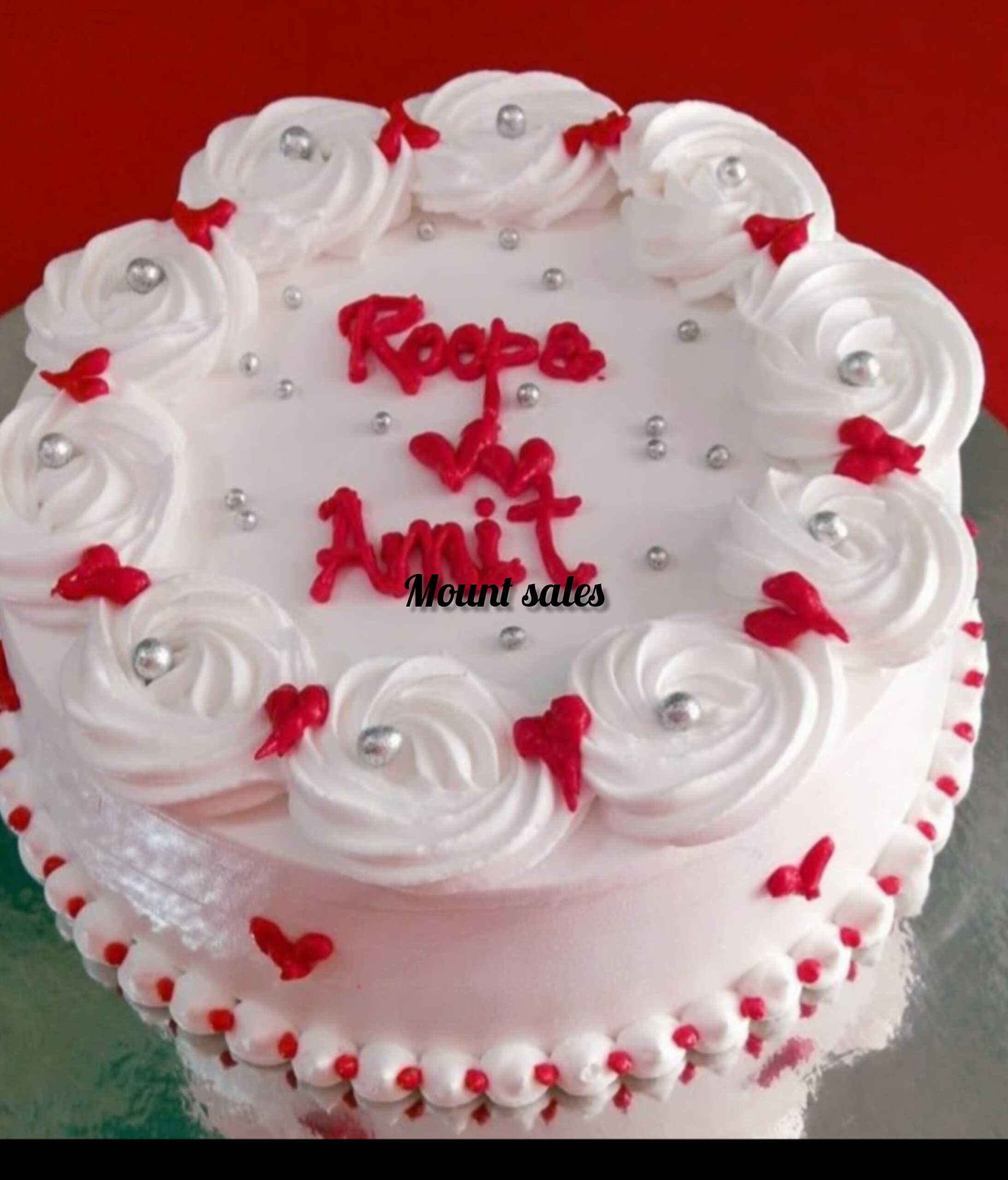 Premium RED N White Velvet Cake